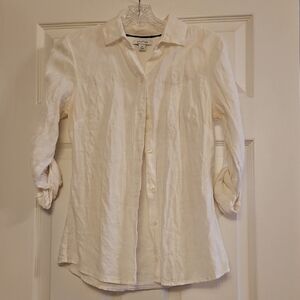 Nautica Off-White Linen Shirt